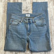 Hudson Ginny Straight Raw Hem Jeans Size 27