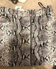 NWT Snakeskin Skirt 