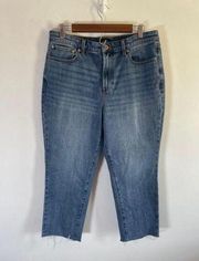 Women's Talbots Modern Ankle Jeans - Size 12P - Blue Petite EUC!