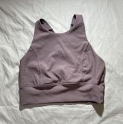 high neck sports bra