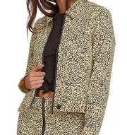 NWT  Frochickie Leopard Print Jacket