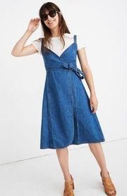 Denim Wrap Dress