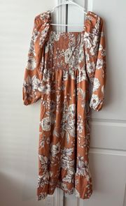 SheIn Floral Boho Maxi Dress