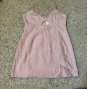 light pink bodycon dress size large