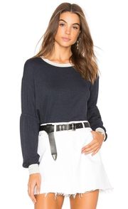 Gathered Sleeve Sweatshirt 