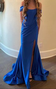 Off The Shoulder Corset Prom Dress