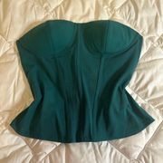 Green Corset Like Top 