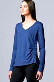 Simply Vera Vera Wang Ruched V-Neck Top