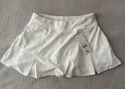 White Tennis Skort