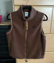 Brown Sherpa Vest