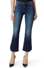 J Brand Womens Denim Jeans Flared Cropped Blue Wash Size 27