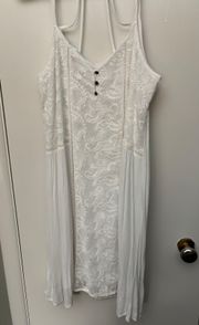 Maurice’s White Loose Dress