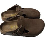 Betula by Birkenstock Women’s Boston Clogs Size 5 ladies slip on mules brown