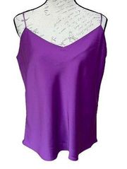 Club MONACO NWT Satin Kora Cami purple magenta Sz L