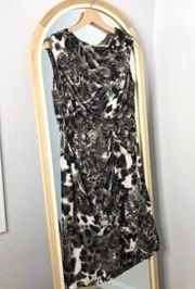 Kenneth Cole animal print sleeveless dress