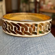 Vintage Y2K  New York "Putting on the Ritz" chain bangle bracelet