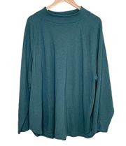 dark green mock neck sweater size 3X