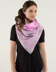 NEW Lululemon Vinyasa Scarf Rulu Tri Tonka Vintage Pink