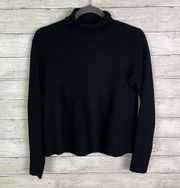 Milly Turtleneck Sweater Black Size Small