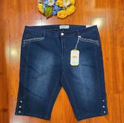 One 5 One Denim Capris Shorts Size 20W