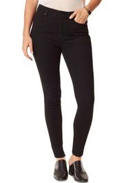 Anne Klein Black High Rise Skinny Jeans Sz 8