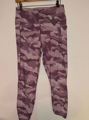 pink camp leggings