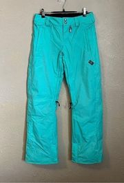 Volcom Nimbus Bright Teal Ski Snowsuit Pants XS