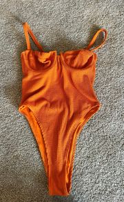 One Piece High Cut Swimsuit