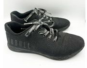 NoBull Superfabric Unisex Trainer Workout Sneaker Black on Black M 7.5/ W 9