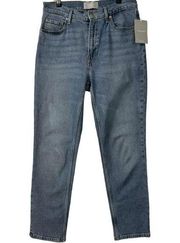 Size 28R The Original Cheeky Jeans In Mid Blue High Rise NEW TINY FLAW