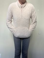 size S forever 21 fluffy zip up sweater