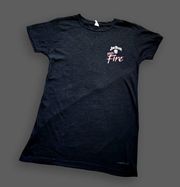 Black Jim Beam Fire Tee, Women's L