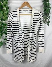 Tart Cashmere Blend Striped Cardigan Sweater