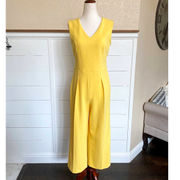 Tommy Hilfiger's Women's Sleeveless V-Neck Daffodil Jumpsuit