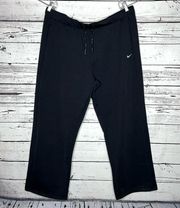 Nike  NWT Womens Size XXL Black Therma Lining Training Sweatpants