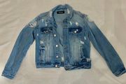 Distressed Jean Jacket