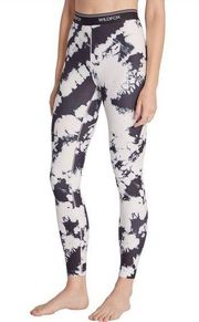 Wildfox brand, small, black and white splatter tie dye 25 inch 5/8 leggings