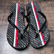 Tommy Hilfiger flip-flops size 9 monogram casual summer