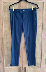 Columbia PFG Women’s Work Pants Skinny Straight Leg Navy Blue Size 8