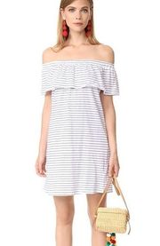 Sundry jersey dress off the shoulder soft small striped soft brand new with tags