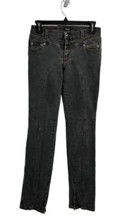 Dolce & Gabbana Superior Denim Y2K Blue Moto Skinny Jeans 26