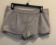 BCBGMaxAzria Grey Phillipa Suede Shorts