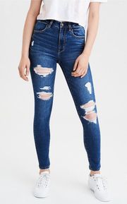 American Eagle Outfitters High-rise Ripped Jegging