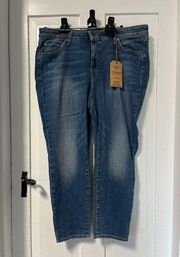 NWT Lucky Brand Lolita Crop denim jeans size 18w