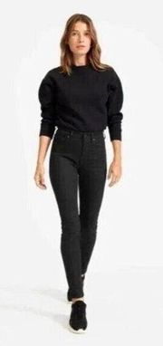 NWT Everlane The High Rise Skinny Ankle Jean High Stretch 25 / 0 Black #1633