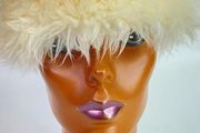 Betmar Tuscan Lamb Hat Vintage Cream Made In Italy 1960s Extremely Soft Fur Hat