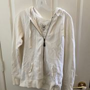 Ladies Merona zip front hooded sweatshirt small