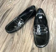 Etienne aigner leather‎ flats loafers Slipon