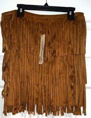 Western Fringe Skirt