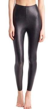 Commando Perfect Control Faux Leather Leggings S with fixed cut black